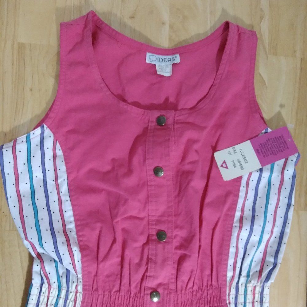 NWT Vintage Ideas Bodysuit Romper Playsuit Shorts Sleeveless
